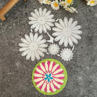 Molde De Corte De Metal Con Diseño De Flores Para Scrapbooking Álbumes De Fotos Tarjetas Y Decoración De Papel Compatible Con Carbono Acero - details 6