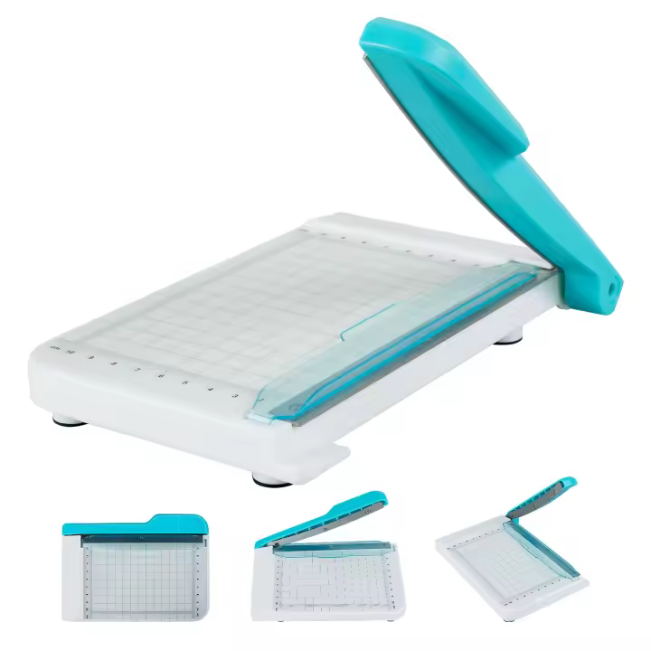 Cortadora De Papel Compacta Y Portátil 6 Pulgadas Antideslizante Trimmer Curvo Para Proyectos Artesanales Y Oficina - 1