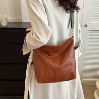 Bolso De Hombro Para Mujer Vintage De Color Sólido Moda Con Correa Ancha Y Gran Capacidad Bolso Cruzado De Estilo Buceo - details 23