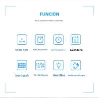 Reloj Deportivo De Moda SKMEI Para Hombres Multifuncional Resistente Al Agua 5Bar Reloj Digital Con Alarma Cronógrafo - details 1