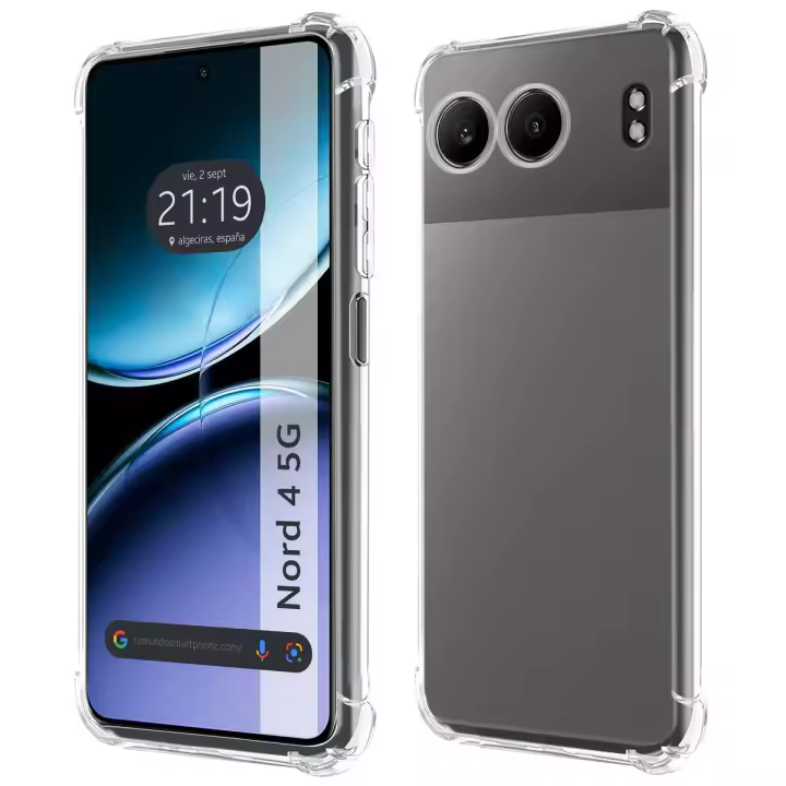 Tumundosmartphone Funda Silicona Antigolpes Transparente para Oneplus Nord 4 5G - 1