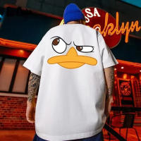 Camiseta De Algodón Para Hombre Con Patrón De Oso Polar Cuello Redondo Holgada Casual De Alta Calidad Para Pareja - details 2