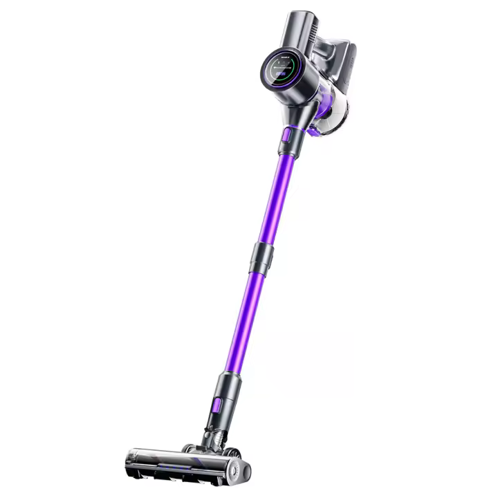 SmartAI P40 Aspiradora Escoba sin Cable, 33000Pa Aspirador Inalámbrico, 1.3L 8 en 1 con 2 Pantalla Táctil, para Hogar Suelos Alfombras Pelo de Mascotas Sofá Coches - 1
