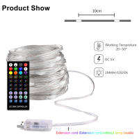 Luces De Fairy LED Inteligentes Control Remoto Bluetooth Impermeables Para Exterior Decoración De Navidad/Fiesta/Cumpleaños - details 8