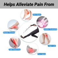 Cinta De Estiramiento Para Yoga Y Flexibilidad Con Espalda Abierta Para Relajación Muscular Y Rehabilitación De Fascitis Plantar - details 3