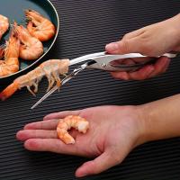 Diseñador De Camarones En Acero Inoxidable Con Diseño Ergonómico Y Diseñador De Espinillas Fácil De Usar Herramienta De Cocina Para Preparación De Mariscos - details 2