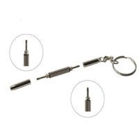 Kit De Reparación De Gafas Con Destornillador 3 En 1 Y Llavero Herramientas Precision Para Relojes Portátiles De AceroTitanio - details 9