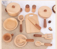 Juguetes De Madera Naturales Frutas Y Verduras Simulación De Cocina Juego De Casa De Juguetes Educativos Para Niños Regalo De Cumpleaños - details 1