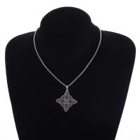 Collar De Acero Inoxidable Con Colgante De Nórdico Encantado Para Hombres Y Mujeres Joyería De Moda Irlandesa Afortunada - details 2