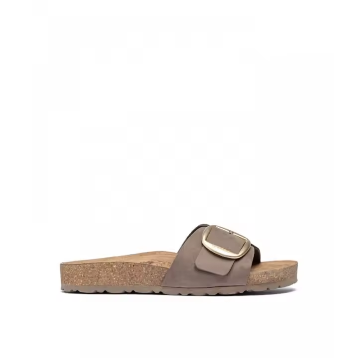 YOKONO JERBA114 Sandalias Anatómicas mujer 35092 25V BIO PALA HEBILLA NOBUCK TABACO - 1