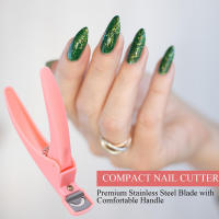 Cortauñas Profesional Colorido Tipo U Para Uso Doméstico Herramienta De Corte De Borde De Falsas Uñas Con Guillotina - details 1