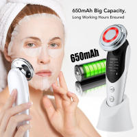 Masajeador Facial EMS 7 En 1 Con LED Fotón Para Cuidado De La Piel Elevación De La Cara Cuidado De Los Ojos Rejuvenecimiento Máquina Limpiadora De La Piel USB Cable - details 4