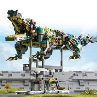 Kit De Construcción De Criatura Mechanical De Cocodrilo Mysterious Swamp Creativo Regalos Para Niñas Y Niños Bloques De Construcción Pequeños Compatible Con Lego Material PP - details 3