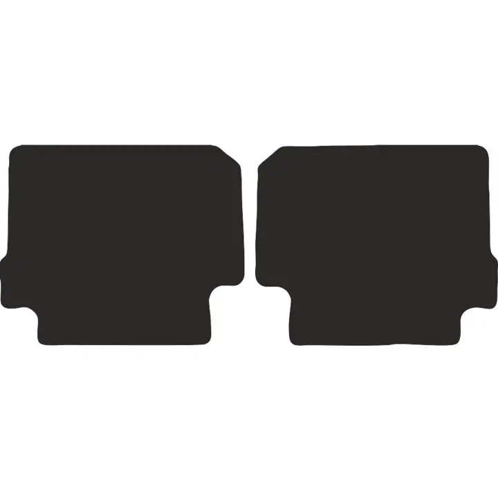 Alfombrillas traseras para: Smart ForFour I hatchback 2004-2007 - 1
