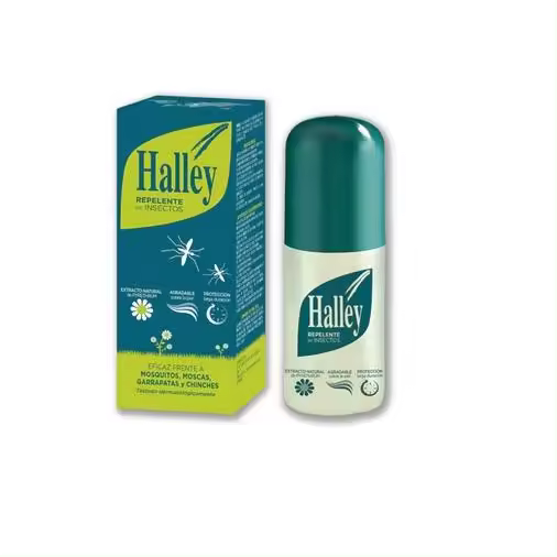 Halley Repelente de Insectos con Extracto Natural de Pyrethrum Mosquitos, Chinches y Garrapatas 100ml - 1