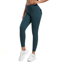 SSITO Leggings de Gimnasio con bolsillos, pantalones de entrenamiento para correr, Pantones Atlético de Alta elasticidad para Mujer, pantalones SexIs de Belta High, Mallas de elevación de glúticos de Color sólido - details 21