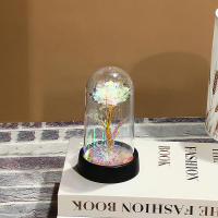 Rosa Artificial De 16CM Con LED Flores Creativas Para Decoración De Hogar Regalos Para San Valentín Día De La Madre Bodas - details 6