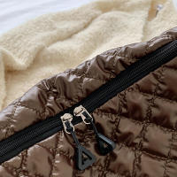 Bolso De Hombro Para Mujer Vintage De Nylon Impermeable Y Casual Bolso Hobo Crossbody Con Cierre De Cremallera Interior Líquido Suave - details 27