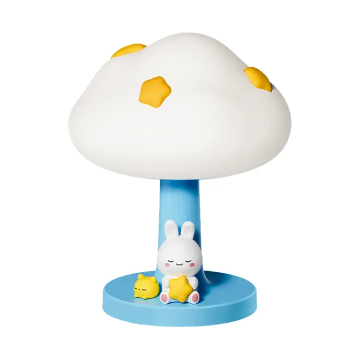 Lámpara De Noche LED Nube Recargable En Silicona Decorativa Y Cálida Para Dormitorio Con Luz LED De 249-2000 Luminosos Fuente De Energía: Batería Recargable - 1
