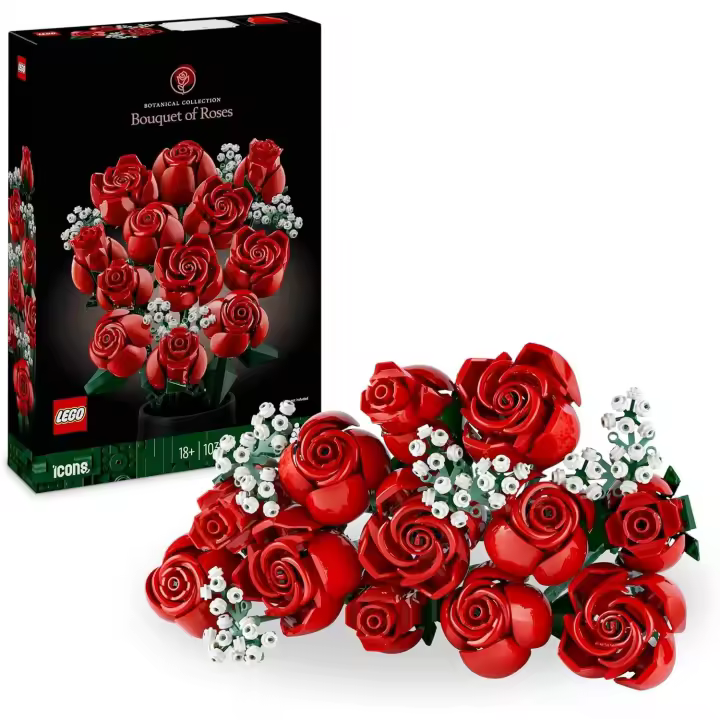 Lego Botanical Ramo de Rosas Rojas Icons Lego 10328 - 1
