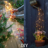 Luces De Navidad Para Árbol Y Jardín Solar Powered LED Con Ramas Y Luz De Agua En Cuero Molido Impermeable Para Fiesta De Jardín Decoración Exterior - details 8