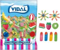 Mix Ácido Vidal 1 Kg - Explosión de Sabores: Pulpos, Sandías, Fresas, Dedos y Kiwis (Chuches Ácidas para Disfrutar sin Parar) - details 0