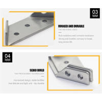 Universal Juego De 4 Soportes De Esquina Triangulares Para Muebles Conector De Ángulo Para Cama Gabinete Cajón Y Silla Herramienta De Fijación Para Muebles - details 5