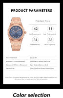 Reloj De Hombre Moda Con Correa De Aleación Y Anillo Octagonal Decorativo Movimiento De Cuarzo Alta Gama Reloj De Negocios - details 9