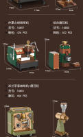 Decool Serie Creativa Vintage Bloques De Construcción De Café Molinillo Máquina De Café Modelo MOC Juguetes Para Niñas Regalo Para Niños - details 11