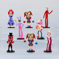 Set De 8 Figuras De Acción Anime El Circo Digital Ragatha Jax Pomni Muñecos De Colección PVC Decoraciones Para La Habitación Juguetes Para Adolescentes Y Adultos - details 3