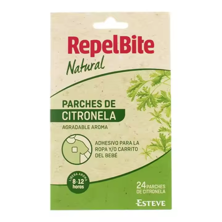 REPELBITE NATURAL PARCHES DE CITRONELA 24 PARCHES - 1
