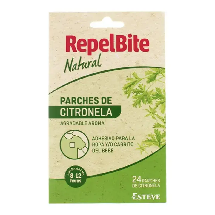 REPELBITE NATURAL PARCHES DE CITRONELA 24 PARCHES - 1