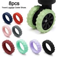 Cubiertas De Ruedas De Equipaje Universal Silicona Protección Reducción De Desgaste Y Ruido Para Viaje Adecuadas Para Maletas Y Patas De Silla De Oficina - details 0