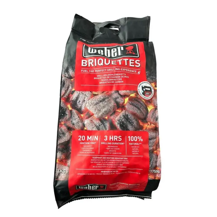 ARTEHOME briquetas WEBER 4 kg  Carbón - 1