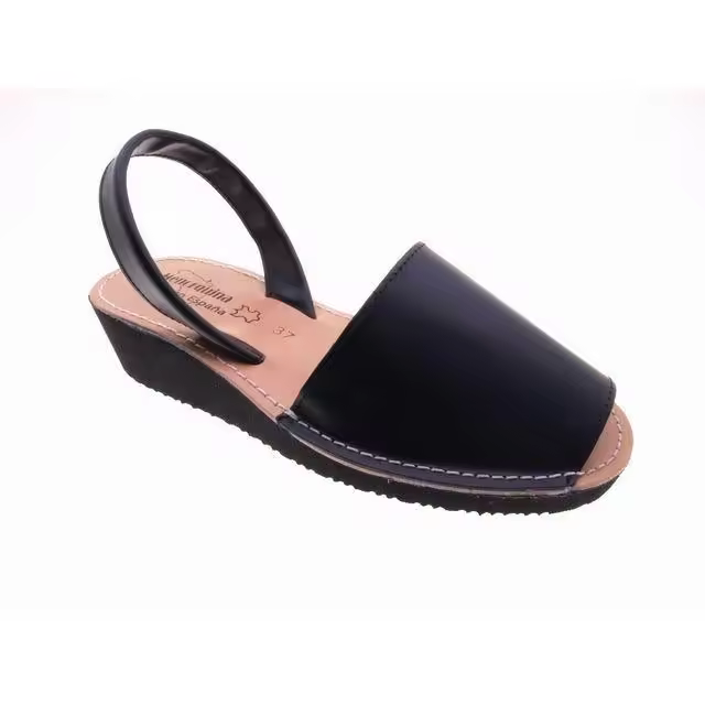 Modelo 552 ibicenca Sandalias Mujer Piel Negra Ibicenca Tallas 35-41 - 1