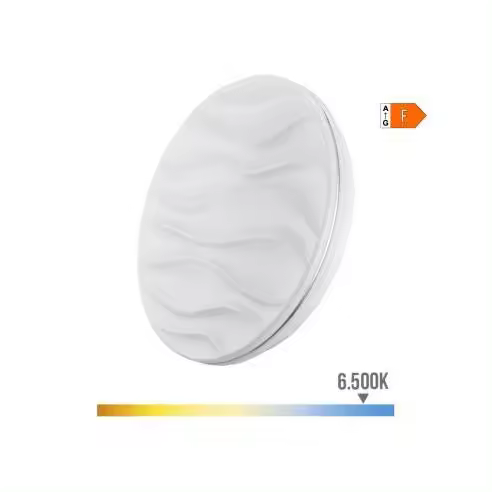 EDM Aplique Super LED de Superficie 18W 1820lm Ø33x6,8cm Luz Fría - 32564 Aplique superficie led Iluminación Interior Apliques Led - 1