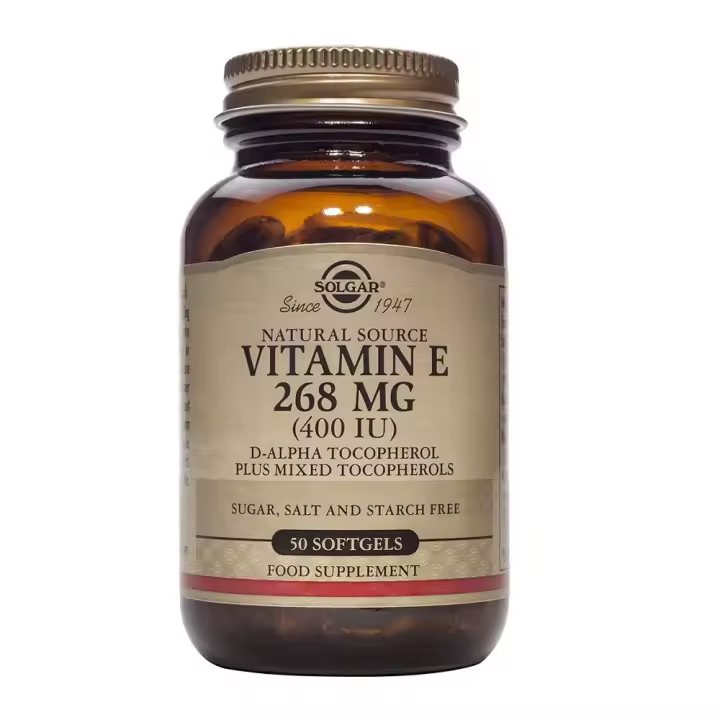 Vitamina E 400 UI 268Mg (400 IU) en 50 ó 100 en perlas de Solgar - 1