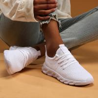 Zapatos Deportivos Casuales Para Mujer Zapatillas Ligeros Blancas Y Negras Transpirables De Malla Adecuados Para Correr Y Jugar Tenis Outdoor - details 25