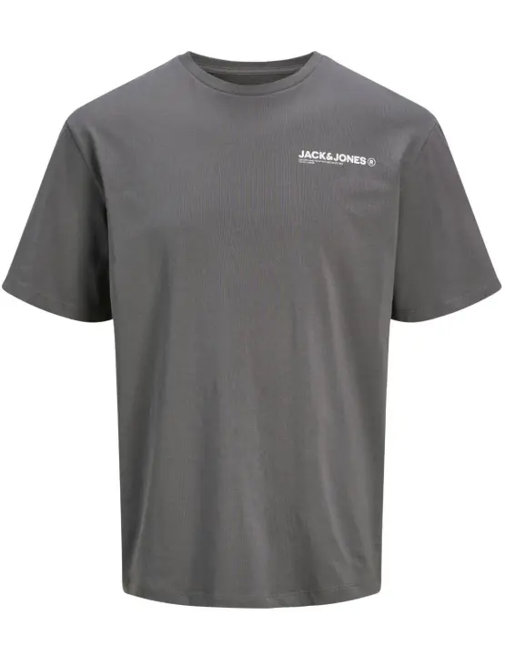 Camiseta Jack&Jones Hawaii gris manga corta para hombre - 1
