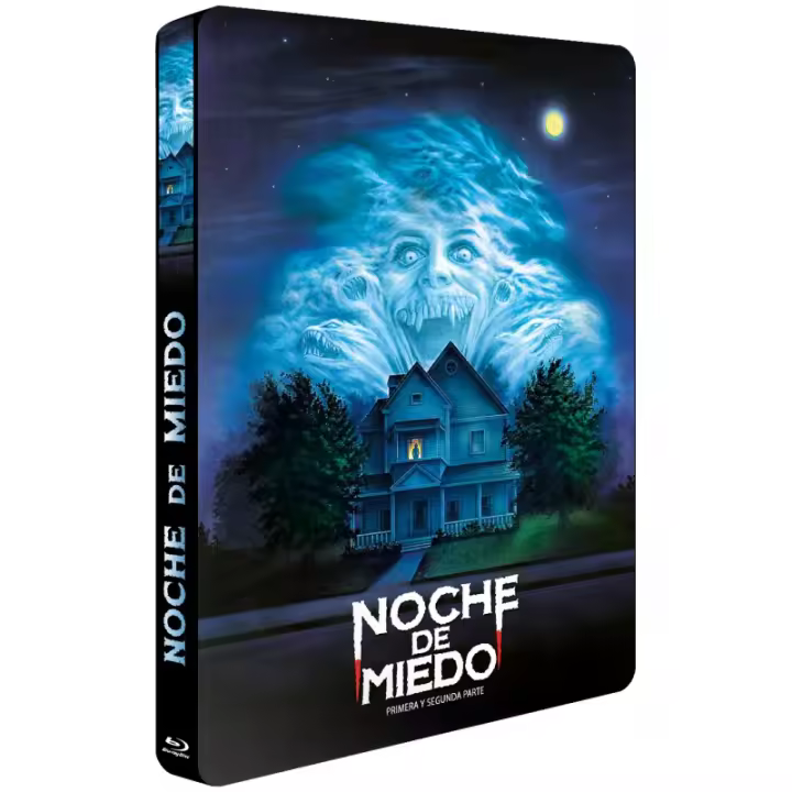 Edición Especial Numerada y Limitada Metálica Noche de Miedo Blu Ray+ Noche de Miedo II Blu Ray + DVD de Extras Fright Night P - 1