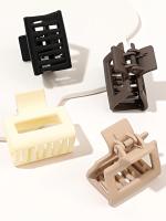 5 PCs Clip De Pelo Pequeño Para Mujeres Y Niñas Clavos Rectangulares Mate Antideslizantes Para Cabello Fino Y Grueso Accesorio De Moda Para El Día a Día - details 1