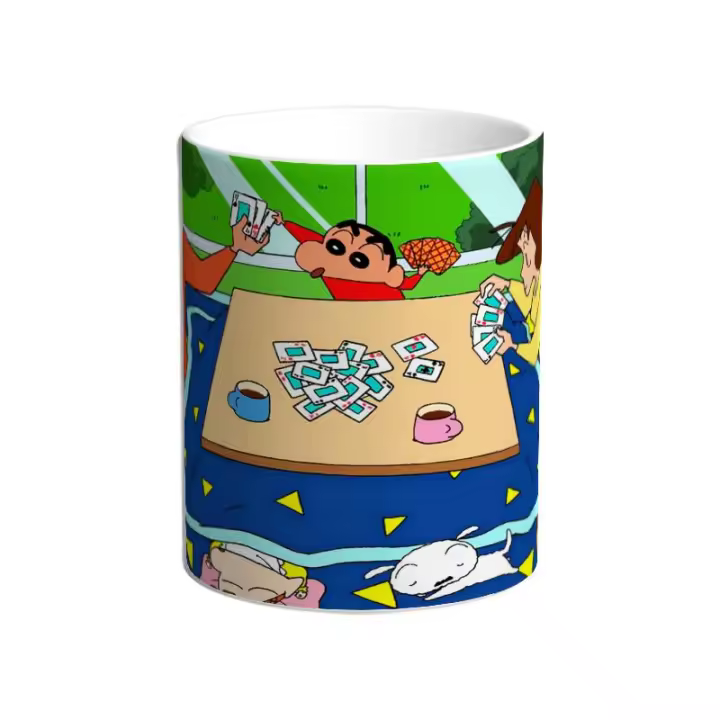 Taza Shinchan. Shin Chan. Shinnosuke Noara. Himawari. Misae. Hiroshi. Boo Chan. Nene. Masao. Kazama. Nanako - 1
