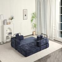 Sinaopus Sofá Cama Plegable de Pana, 2 en 1 Sillón Futon y Colchón, Relleno de Espuma, Sin Montaje, Ahorro de Espacio para Salón, Invitados - details 5