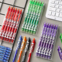 6pcs De Bolígrafos Retráctiles 0.5mm Borrables Con Tinta De Gran Capacidad Recambios Reemplazables Para Escuela Y Oficina - details 9