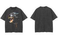 Camiseta De Algodón Para Hombre Estilo Hip Hop Con Gráfico De Perro Salvaje Rottweiler Camiseta Negra Vintage Streetwear Unisex - details 3