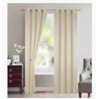 Cortina de visillo estampada brillo  translucido 100% poliéster para salón y dormitorio.140x260cm.6033.1 panel. - details 24