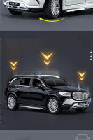 Coche De Escala Diecast Benz GLS 600 SUV 1:24 Con Sonido Y Luz Vehículo De Off-Road De Metal Para Colección Juguete Para Niños - details 6