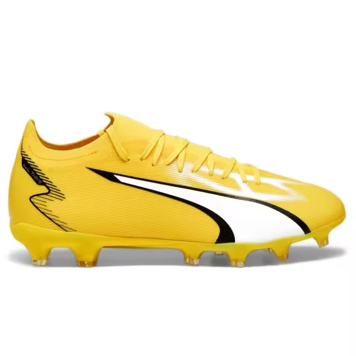 Botas De Futbol Amarillas PUMA-ULTRA PLAY FG/AG Jr-Amarillo-Blanco - 1