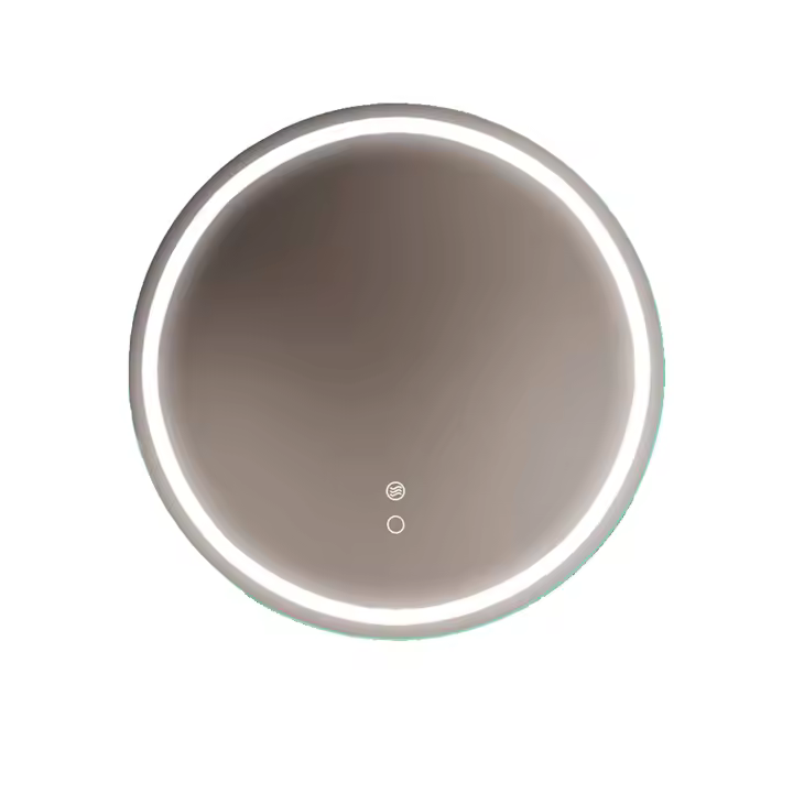 Espejo de Baño Redondo con Luz LED - Sensor de Encendido/Apagado y Antivaho - Luz Blanca Fría (5700K) - Ø60cm  Modelo MIA ROUND AV - 1