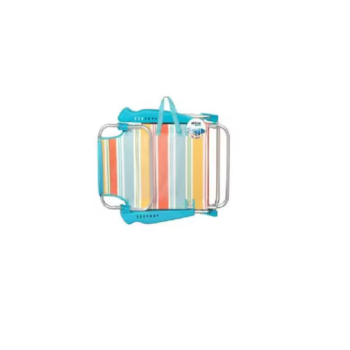 Silla de Playa Plegable Aluminio 8 Posiciones Con Cojin  Santorini. 47X49X82Cm (Color Baby 62419) - 1